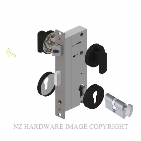 YALE PTR82402B CT MB LATCHING LOCK KITS MATT BLACK