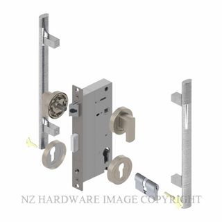 YALE PTR82525/141 DC SC PULL HANDLE LOCK KITS SATIN CHROME