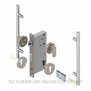 YALE PTR82525/142 DC SC PULL HANDLE LOCK KITS SATIN CHROME
