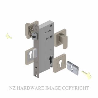 YALE PTS82501B DC BN LATCHING LOCK KIT BRUSHED NICKEL