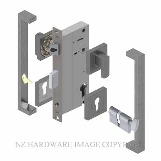 YALE PTS82502/143 CT PP PULL HANDLE LOCK KITS POPULAR POWDERCOAT