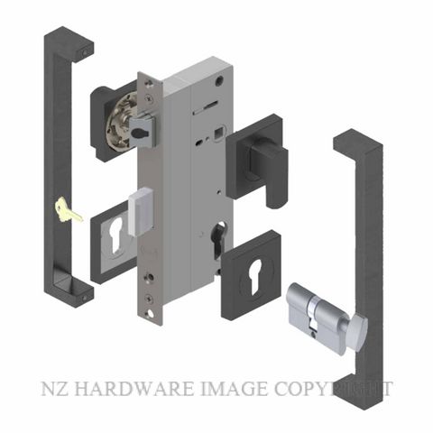 YALE PTS82502/143 CT SP PULL HANDLE LOCK KITS SPECIAL POWDERCOAT