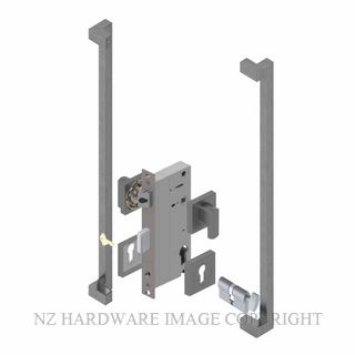 YALE PTS82502/146/600P CT PP PULL HANDLE LOCK KITS POPULAR POWDERCOAT