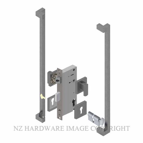 YALE PTS82502/146/600P CT PP PULL HANDLE LOCK KITS POPULAR POWDERCOAT