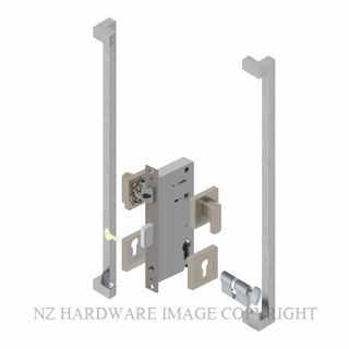YALE PTS82502/146/600 CT SC PULL HANDLE LOCK KITS SATIN CHROME