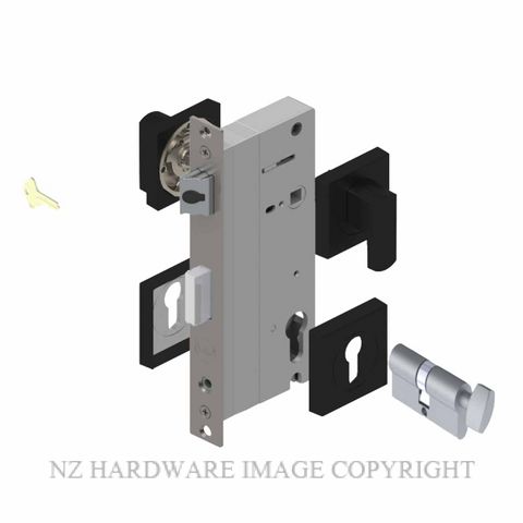 YALE PTS82502B CT MB LATCHING LOCK KIT MATT BLACK