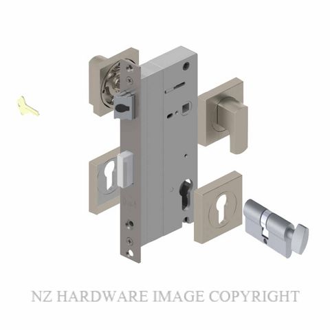 YALE PTS82502BHNI CT BN LATCHING LOCK KIT BRUSHED NICKEL