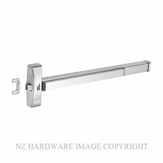 MILES NELSON MNC5701SLV RIM PANIC BAR EXIT DEVICE SATIN CHROME