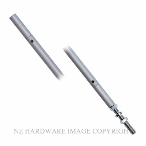 MILES NELSON MNC5711EXTSLV ROD KIT TO SUIT 2430MM DOOR HEIGHT