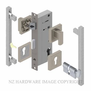 YALE PTS82402/145 CT SC PULL HANDLE LOCK KITS SATIN CHROME