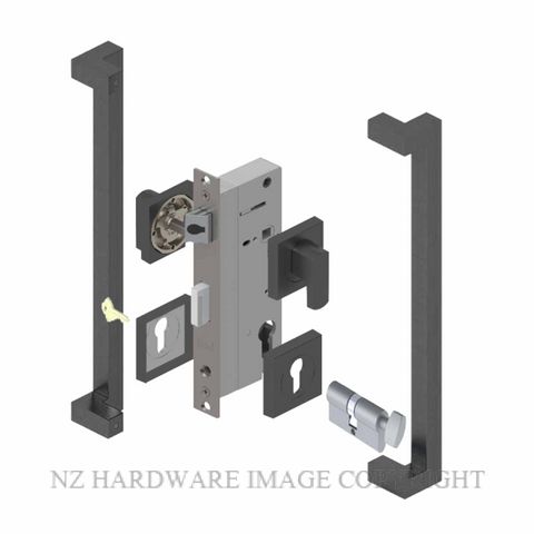 YALE PTS82402/146 CT SP PULL HANDLE LOCK KITS SPECIAL POWDERCOAT