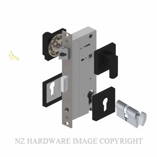 YALE PTS82402B CT MB LATCHING LOCK KIT MATT BLACK