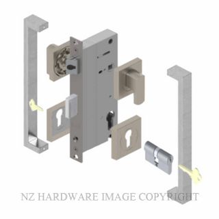 YALE PTS82501/143 DC SC PULL HANDLE LOCK KITS SATIN CHROME