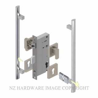 YALE PTS82501/141 DC SC PULL HANDLE LOCK KITS SATIN CHROME