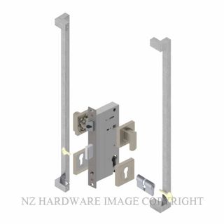 YALE PTS82501/146/600 DC SC PULL HANDLE LOCK KITS SATIN CHROME
