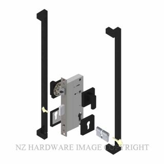 YALE PTS82501/146/600B APEX SQ INDURO 60BS 2P S DC 146600 MATT BLACK