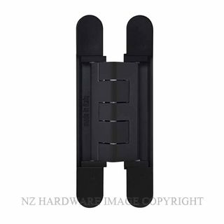 CEAM BAC1432WBL 3D ADJUSTABLE CONCEALED DOOR HINGE WIDE THROW BLACK