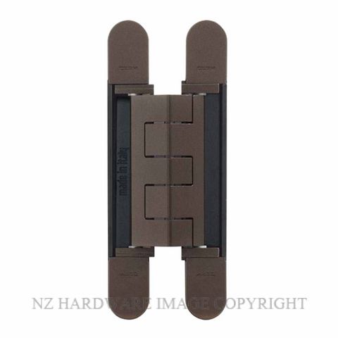CEAM BAC1432WBZ 3D ADJUSTABLE CONCEALED DOOR HINGE WIDE THROW BRONZE