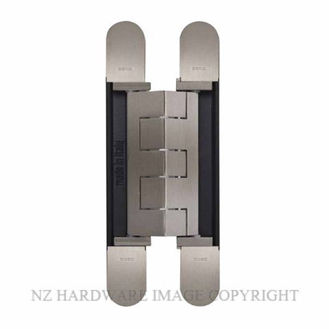 CEAM BAC1432WSN 3D ADJUSTABLE CONCEALED DOOR HINGE WIDE THROW SATIN NICKEL