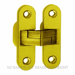 CEAM BAC2010PB 2D CONCEALED DOOR HINGE MODEL 2010 POLISHED BRASS