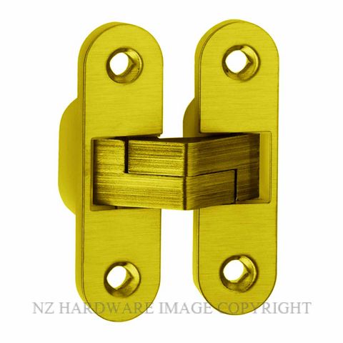 CEAM BAC2010PB 2D CONCEALED DOOR HINGE MODEL 2010 POLISHED BRASS