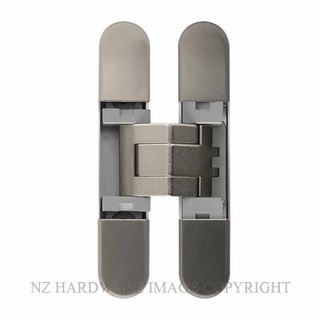 CEAM BAC929NI 3D ADJUSTABLE CONCEALED DOOR HINGE MODEL 929 POLISHED NICKEL