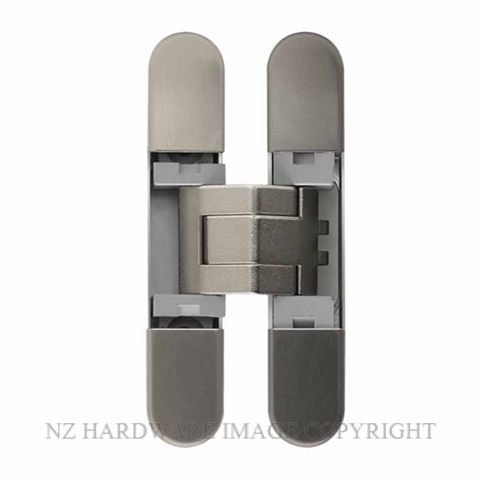 CEAM BAC929NI 3D ADJUSTABLE CONCEALED DOOR HINGE MODEL 929 POLISHED NICKEL