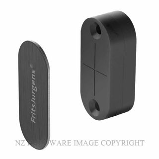 FRITSJURGENS FJ707002 FLUSH CONCEALED MAGNET BLACK