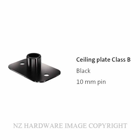 FRITSJURGENS FJS/CPXXBSBK CEILING PLATE | CLASS B | SQUARED |BLACK