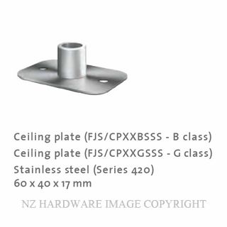 FRITSJURGENS FJS/CPXXGSSS CEILING PLATE | CLASS G | SQUARED |SS