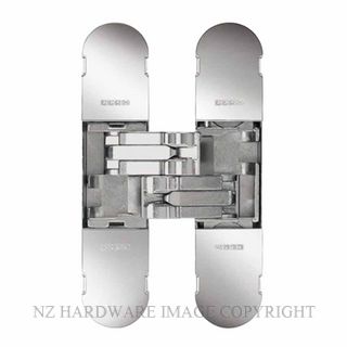 CEAM BAC1129NI 3D ADJUSTABLE CONCEALED DOOR HINGE NICKEL