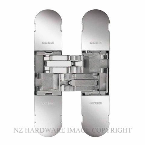 CEAM BAC1129NI 3D ADJUSTABLE CONCEALED DOOR HINGE NICKEL