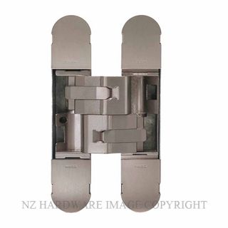 CEAM BAC1131SNI 3D ADJUSTABLE CONCEALED DOOR HINGE POLISHED NICKEL