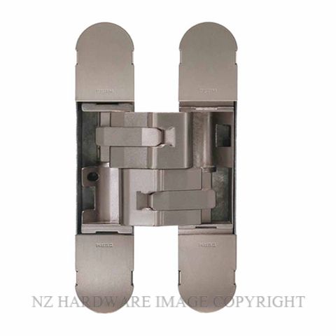 CEAM BAC1131SNI 3D ADJUSTABLE CONCEALED DOOR HINGE POLISHED NICKEL