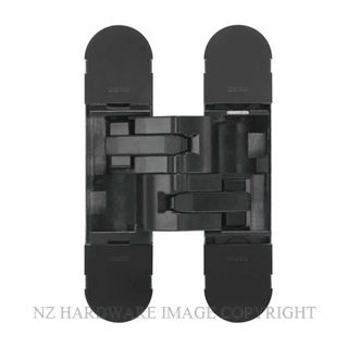 CEAM BAC1230SBL 3D ADJUSTABLE CONCEALED DOOR HINGE WIDE THROW BLACK