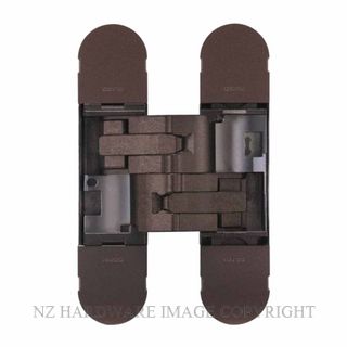 CEAM BAC1230SBZ 3D ADJUSTABLE CONCEALED DOOR HINGE WIDE THROW BRONZE