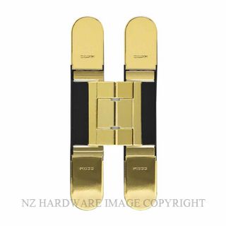 CEAM BAC1430PB 3D ADJUSTABLE CONCEALED DOOR HINGE POLISHED BRASS