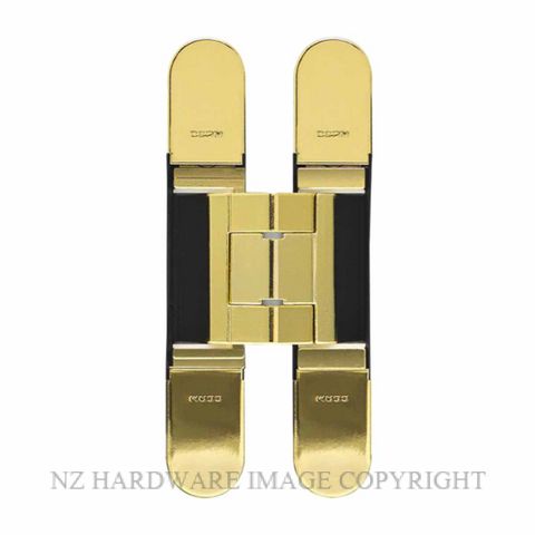 CEAM BAC1430PB 3D ADJUSTABLE CONCEALED DOOR HINGE POLISHED BRASS