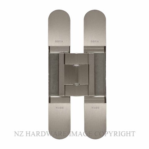 CEAM BAC1430SN 3D ADJUSTABLE CONCEALED DOOR HINGE SATIN NICKEL