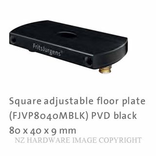 FRITSJURGENS FJVP8040MBLK FLOOR PLATE FOR SYSTEM M ONLY BLACK