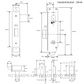 LEGGE 995 C21-C22 METAL FIX ENTRY LOCKSET SATIN CHROME