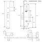 LEGGE 995 C21-C22 TIMBER FIX ENTRY LOCKSET SATIN CHROME