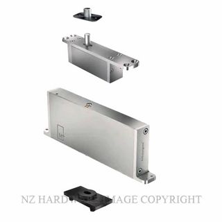 FRITSJURGENS FJS/STM+70AFSBK FULL KIT | SYSTEM M+A |70 MM MIN PIVOT POINT | FLUSH SQUARED FLOOR PLATE | EMB BLACK