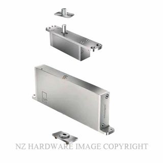 FRITSJURGENS FJS/STM+70BFSSS FULL KIT | SYSTEM M+B |70 MM MIN PIVOT POINT | FLUSH SQUARED FLOOR PLATE |STAINLESS STEEL