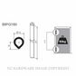 JUSTOR BIPG180CR PG180CR WELDING HINGE