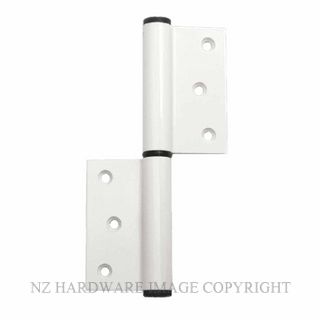 JUSTOR BIMZW MZ SPRING HINGE PAIR: WHITE