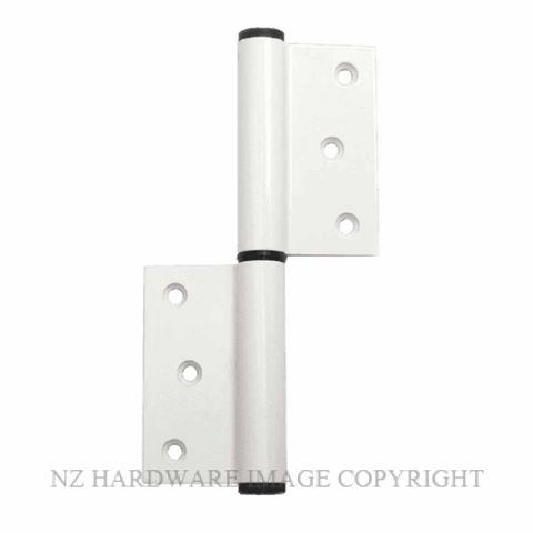 JUSTOR BIMZW MZ SPRING HINGE PAIR: WHITE