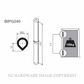 JUSTOR BIPG240CRPZ PG240CR W/ HINGE (ZINC)