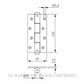 JUSTOR BISF120BLK SF120 SPRING HINGE: BLACK