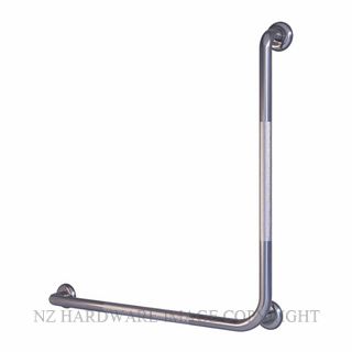 METLAM MLR750_PEEN PEENED 90° GRAB RAIL 750MMX750MM CONCEALED FIX SATIN STAINLESS